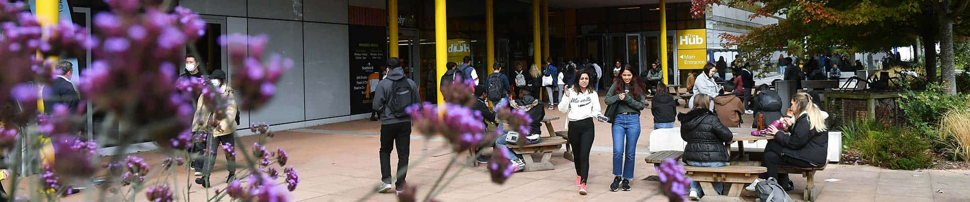 External view of Student hub