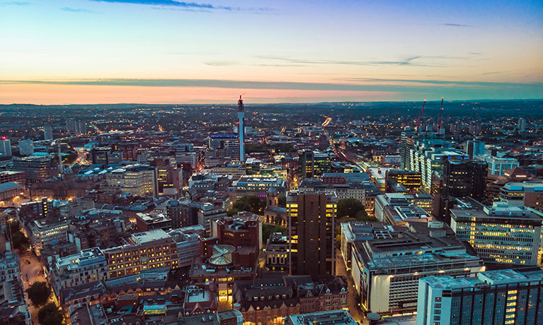 Clean Futures Brand Image of West Midlands Skyline