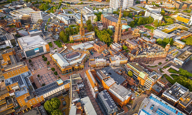 Coventry city skyline