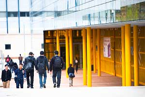 Coventry University outside The Hub