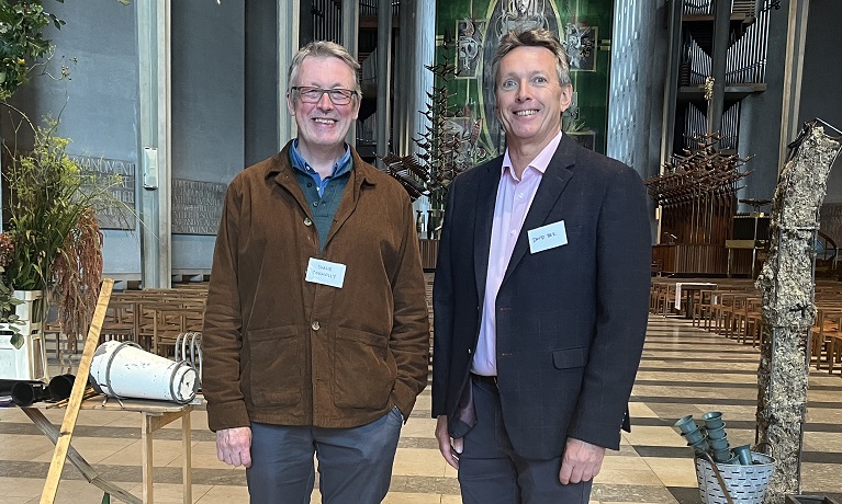 Professor David Bek and Shane Connolly